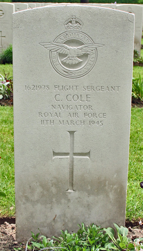 Sgt Cecil Cole<br /><br /><br />died on active duty - March 11th, 1944